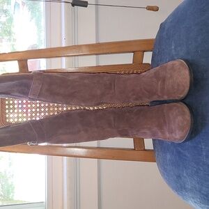 Cole Haan brown suede waterproof riding boots (EUC)